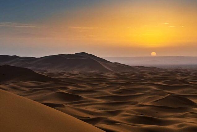 Marruecos atardecer